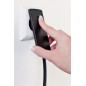 EVOline Plug stecher 250V/16A, negru